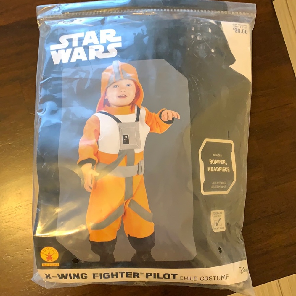 Star Wars X Wing Pilot toddler costume